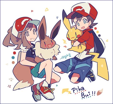 Pikachu Eevee Elaine And Chase Pokemon And More Drawn By Auko