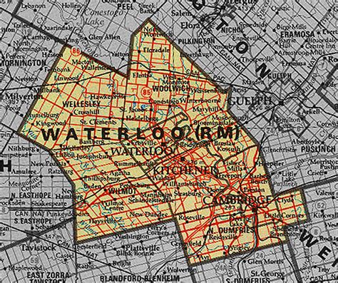 Waterloo County Map
