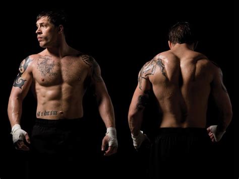 Tom Hardy Workouts A Contrast For “the Warrior” And “dark Knight Rises