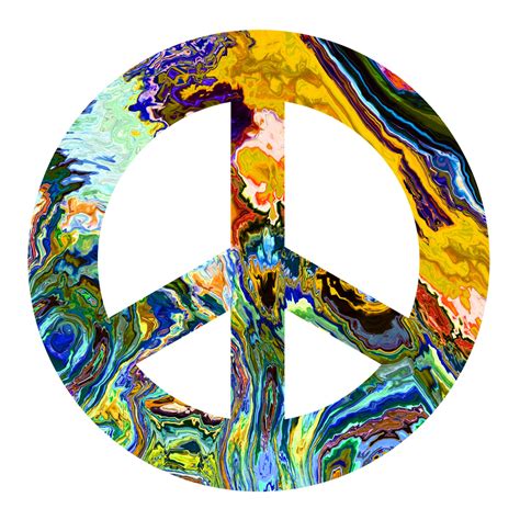 Psychedelic Filled Peace Sign Free Stock Photo Public Domain Pictures