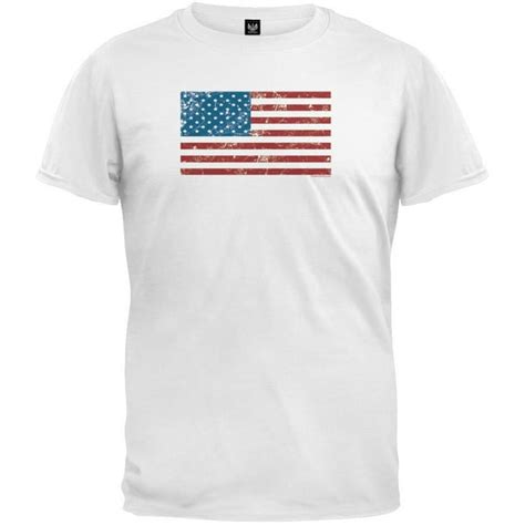 4th Of July Distressed American Flag White T Shirt Xx Large