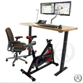 Desk bikes are not rated to be used as professional exercise bikes. The UpLift Upright Desk Bike will fit alongside a ...