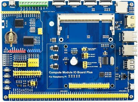 Buy Waveshare Compute Module Io Board Plus Development Composite Breakout Board For Developing