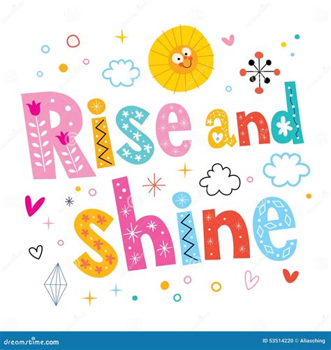 Rise And Shine Stock Vector Image Of Heart Note Rising 53514220