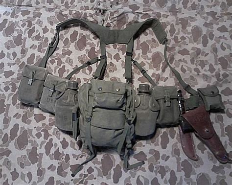 World Military Vietnam War Us Army Military Tactics Field Ytype Load Bearing Suspenders