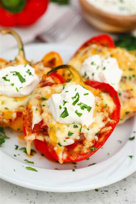 Mexican Stuffed Peppers Recipe Video Sweet And Savory Meals