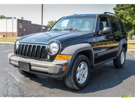 2005 Jeep Liberty Sport 4x4 In Black Clearcoat 552275 Nysportscars