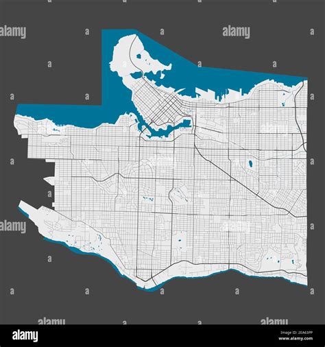 Vancouver Map Detailed Map Of Vancouver City Administrative Area