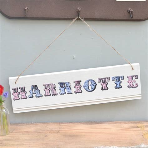 Maybe you would like to learn more about one of these? Childrens Personalised Bedroom Door Sign By Abigail Bryans ...