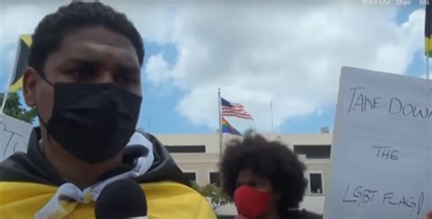 jamaicans protest lgbt pride flag flying at u s embassy cnsnews