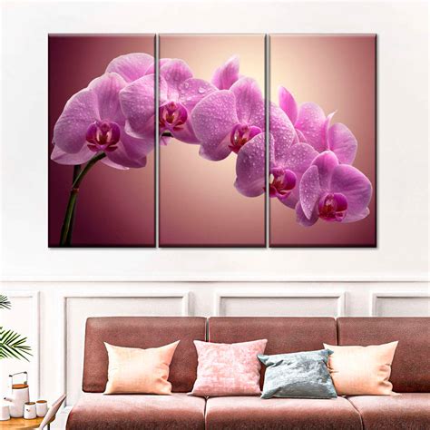 Blooming Magenta Orchids Wall Art Photography