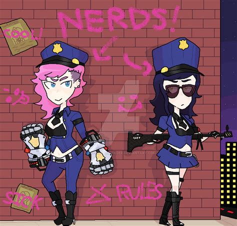 Officer Vi And Caitlyn By Pixel Necromancer On Deviantart