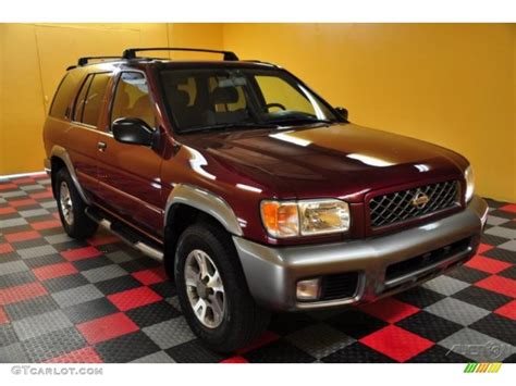 2001 Burnt Cherry Red Pearl Nissan Pathfinder Se 4x4 48663714 Photo 2