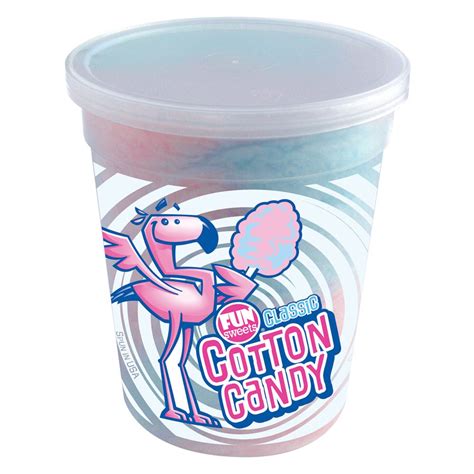 Fun Sweets Cotton Candy Classic 2 Ounce Pack Of 12 Fox And Grapes