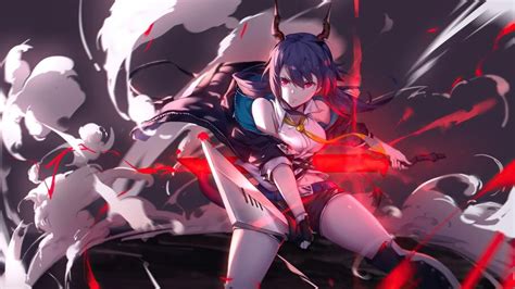 Anime Girl Sword Chen Arknights 4k 61890 Wallpaper