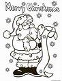 santa claus wish list printable christmas coloring pagesFree Printable ...