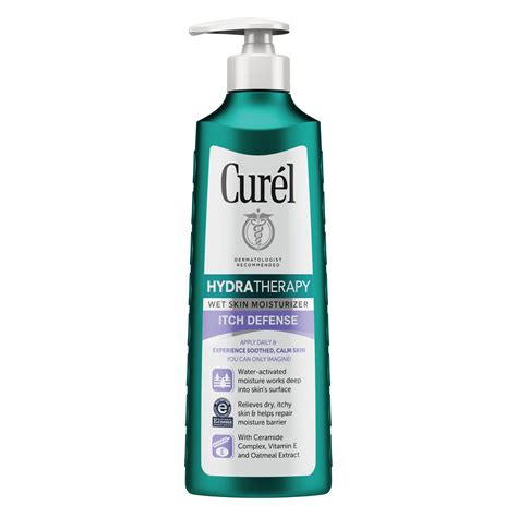 Curel Hydra Therapy Itch Defense Wet Skin Moisturizer For Dry Itchy