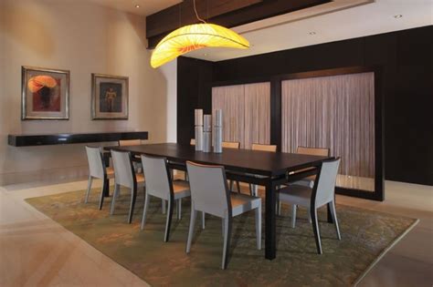 Dining Room Lighting Concept Ideas Over High Gloss
