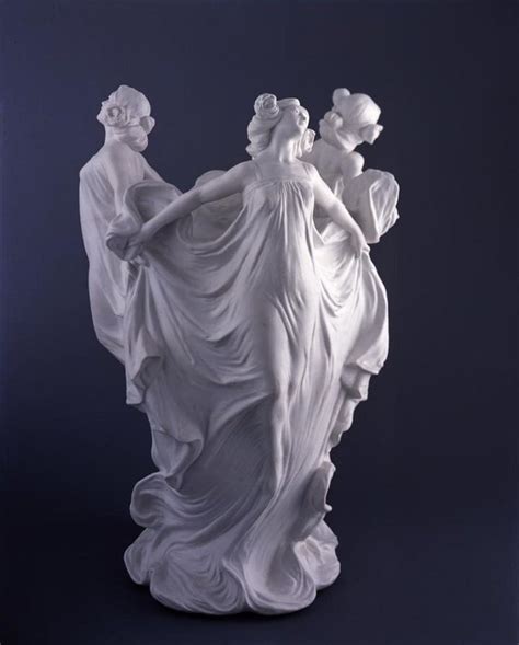 Manifattura Richard Ginori Fioriera Con Tre Figure Danzanti 1902