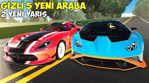 300 000 UCUZA YENİ GİZLİ ARABALAR ve 2 YENİ YARIŞ Roblox Driving