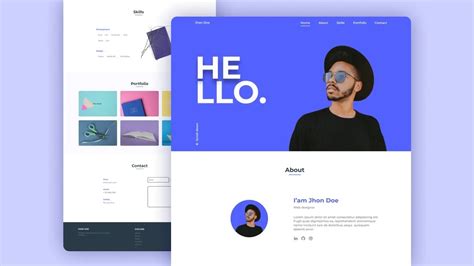 Responsive Personal Portfolio Website With HTML CSS And JavaScript