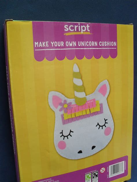 Script Make Your Own Unicorn Cushion Scrapstore Shop