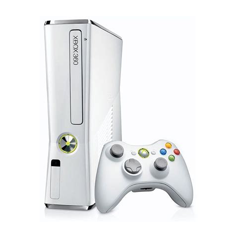 Console Xbox 360 Slim 4gb Branco Microsoft Meugameusado