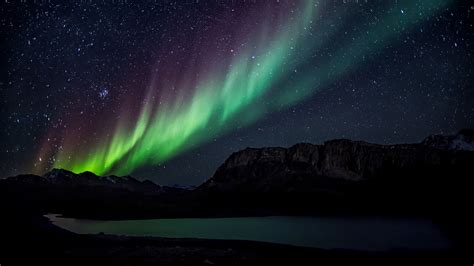 Aurora Borealis 4k Wallpaper Northern Lights Night Mo