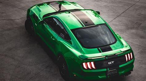 Ford Mustang Boss 302 Racing Stripes Car Green Photography High
