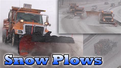 Snowplow Action Mega Compilation Battling Winter Youtube