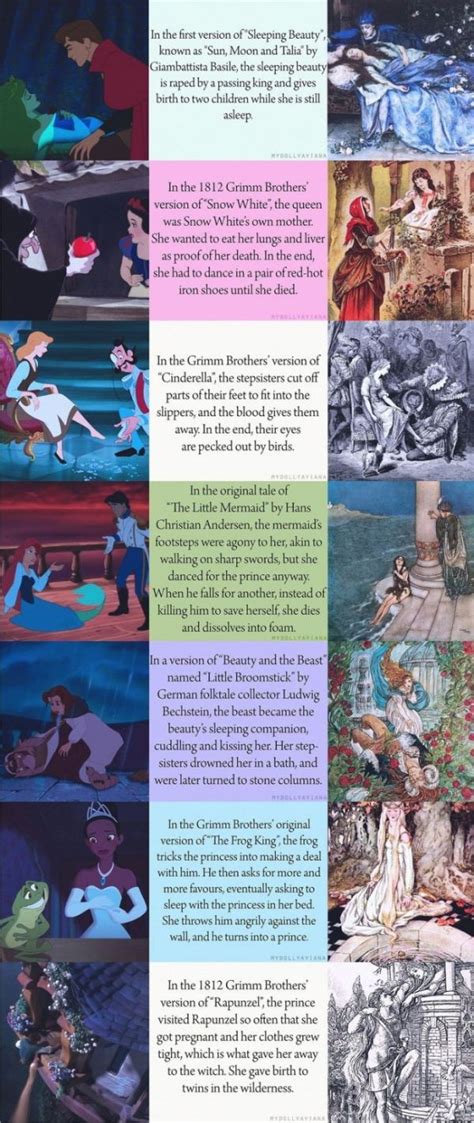 Winter's war • starbright • mirror mirror • the little mermaid • the miraculous journey of edward tulane • aladdin • cinderella. The Original Endings to Disney Fairy Tales - Neatorama