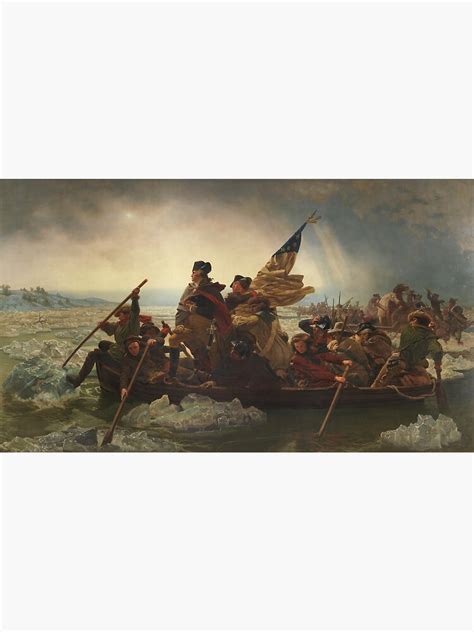 Washington Crossing The Delaware Art Print For Sale By Warishellstore