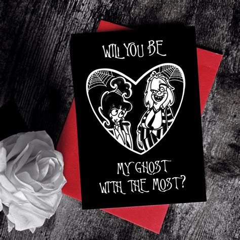 Beetlejuice Valentines Card Youre So Cool Prints