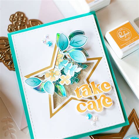 Take Care Card From The April Virtual Craft Night Lea Lawson Creates