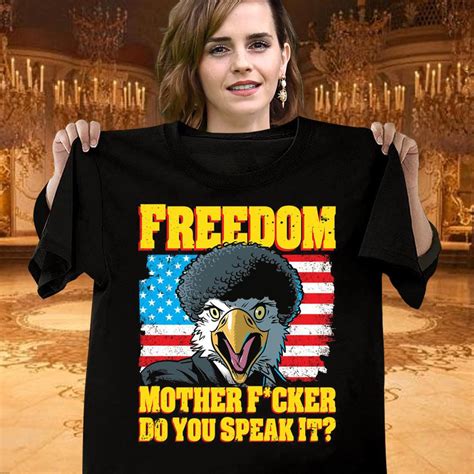 Eagle Jules Winnfield Freedom Mother Fucker Do You Speak It Shirt