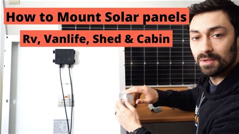 How To Mounting Solar Panels Youtube