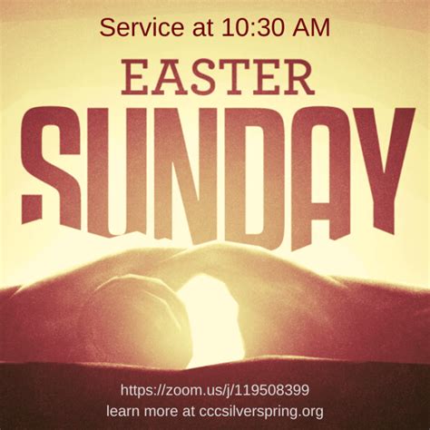 Holy Week And Easter At Ccc Christ Congregational Church