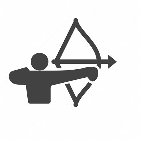 Archer Arrow Bow Game Shoot Sports Target Icon Download On