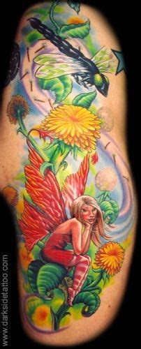 Nick Baxter Dandelion Fairy Tattoos Flower Tattoos Butterfly Tattoo