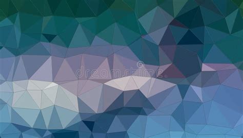 Abstract Low Polygon Background Triangular Mosaic Stock Illustration