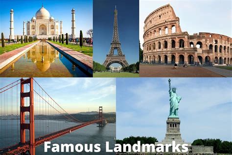 Most Famous Landmarks In The World Artst