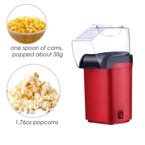 Automatic Hot Air Popcorn Making Machine Electric Corn Popcorn Maker