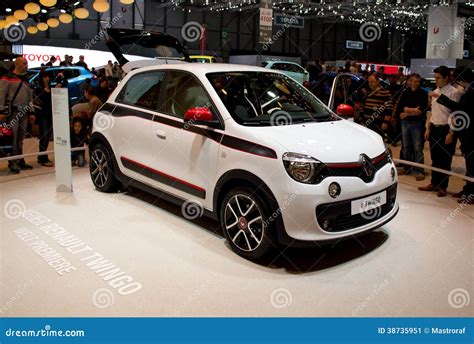 Renault Twingo Premiere Geneva 2014 Editorial Photo Image Of Power