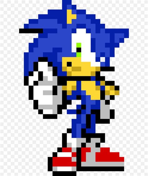 Minecraft Sonic Pixel Art