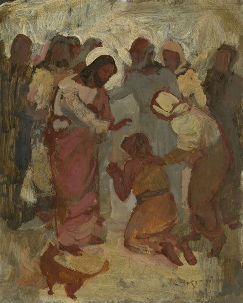 Woman At The Well From The Collection Of J Kirk Richards Artwork Archive