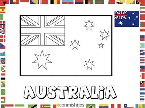 Bandera De Australia Dibujos De Banderas Para Pintar Bandera Para