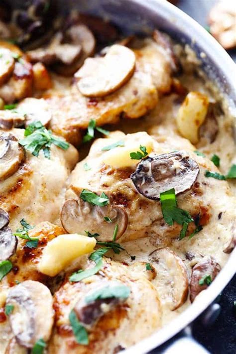 Creamy Garlic Mushroom Chicken The Recipe Critic MindtoHealth