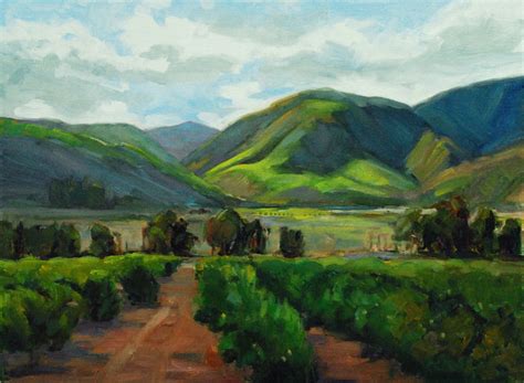 Heritage Valley Oil Paintings | Highway 126 paintings ...
