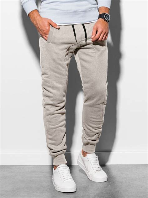 Mens Sweatpants P867 Light Grey Modone Wholesale Clothing For Men