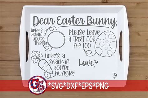 Easter | Easter Placemat Easter Tray SVG, DXF, EPS, PNG.